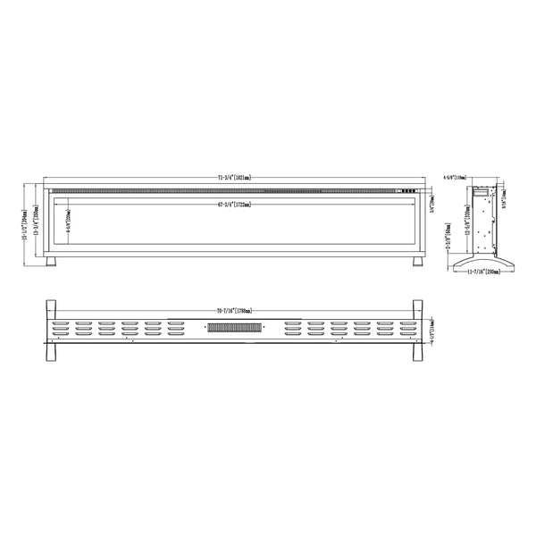 Caminetto elettrico Regal 182