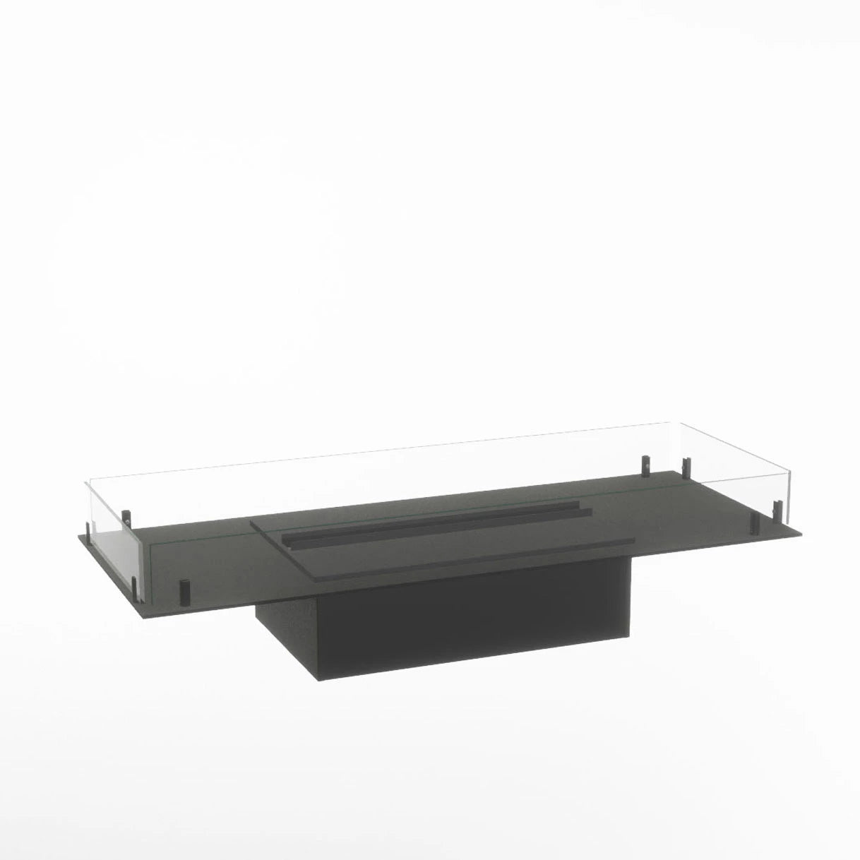 Foco Myst Free 1000 - Bruciatore con base da incasso