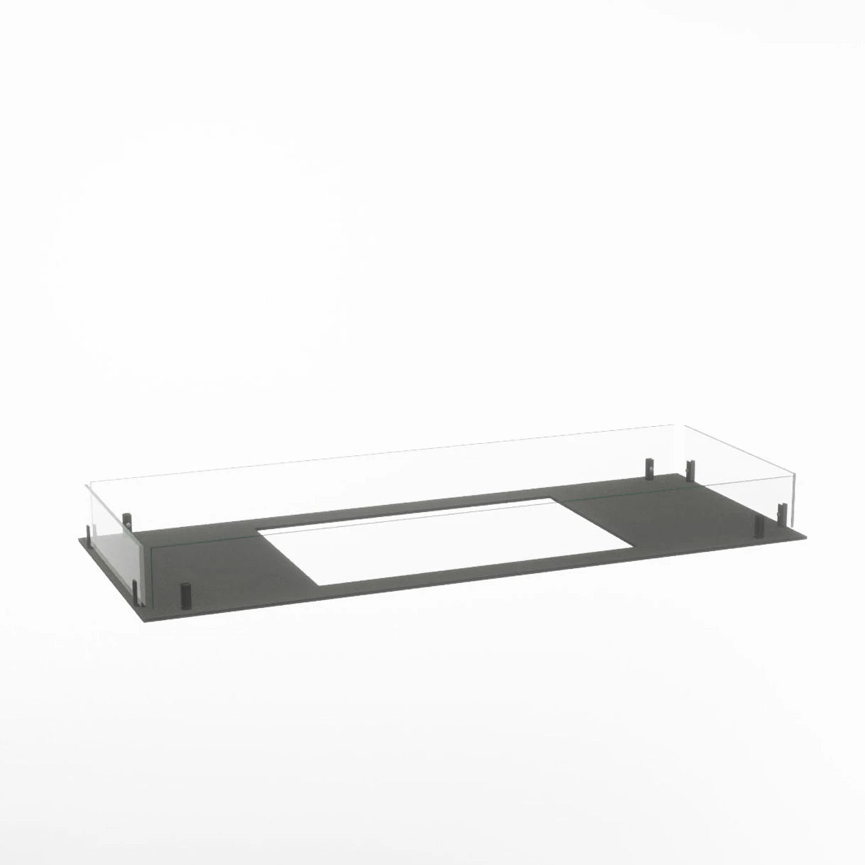 Foco Myst Free 1000 - Bruciatore con base da incasso