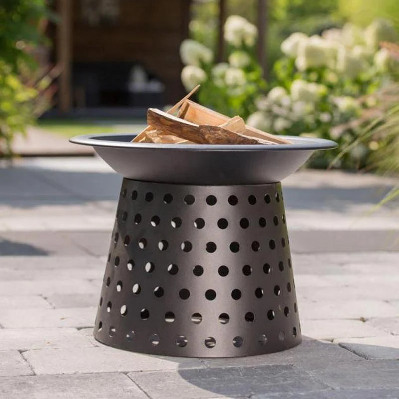 Fremont - Braciere da giardino in nero opaco