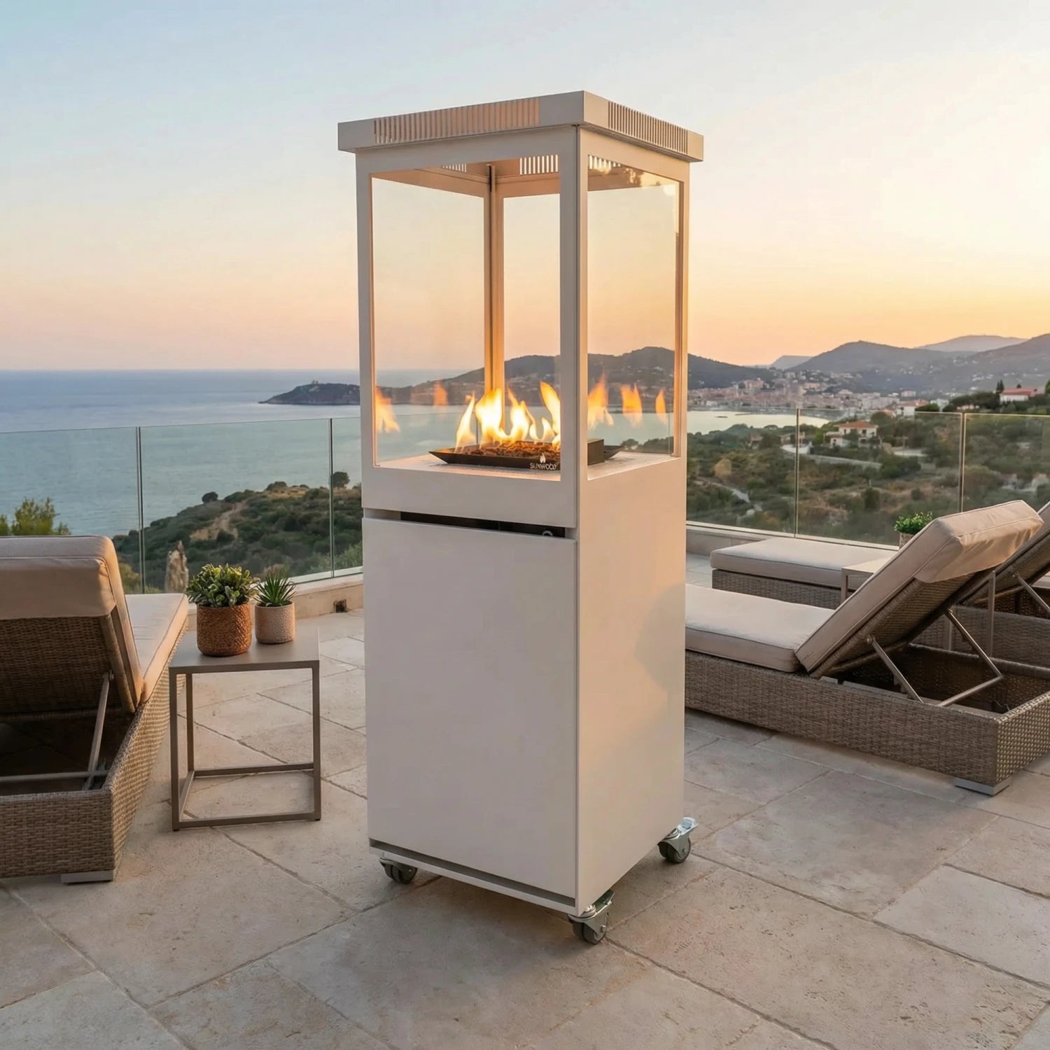 Marino Original - Riscaldatore da esterno Matte White