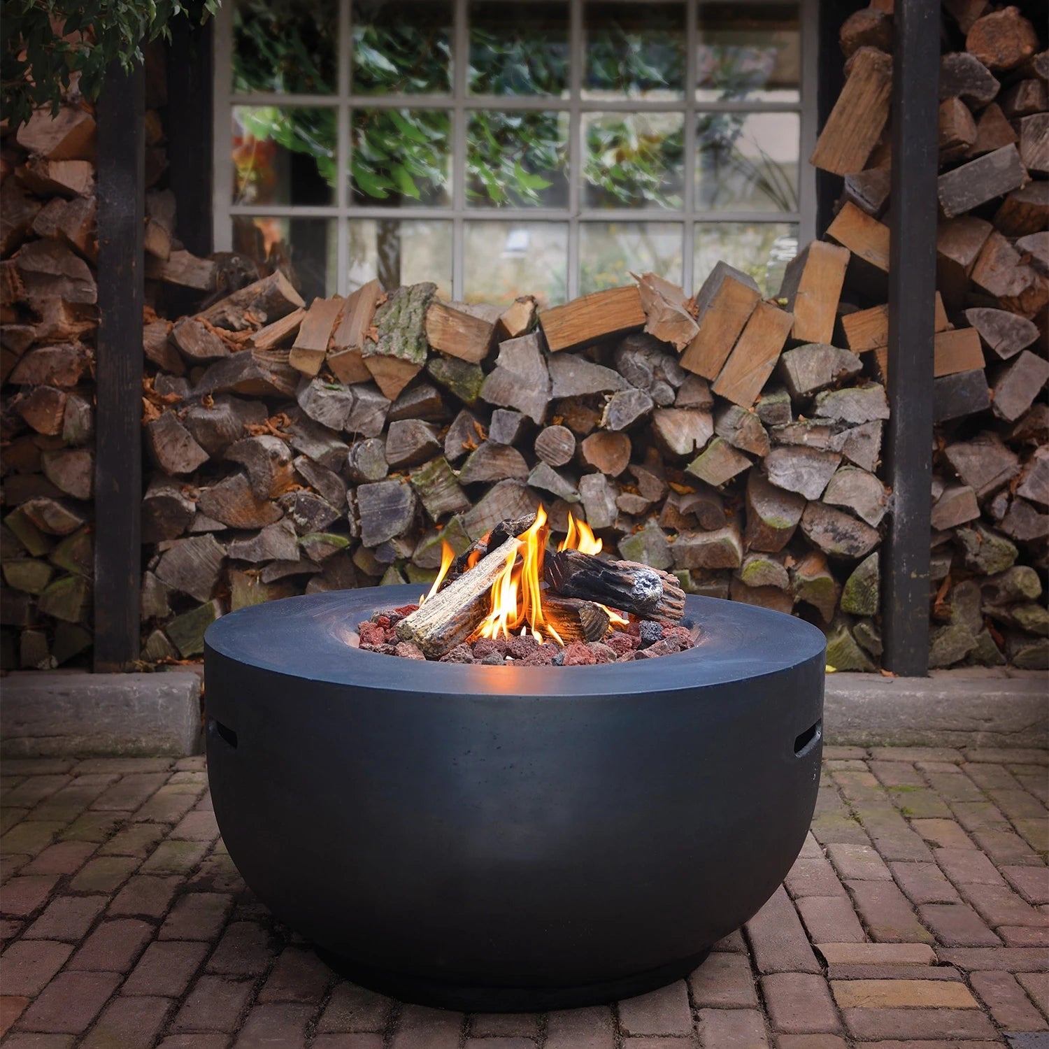 tavolo con braciere a gas Happy Cocooning