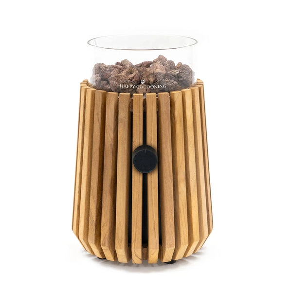 Lumi Lagune Teak – Camino a Gas da Tavolo