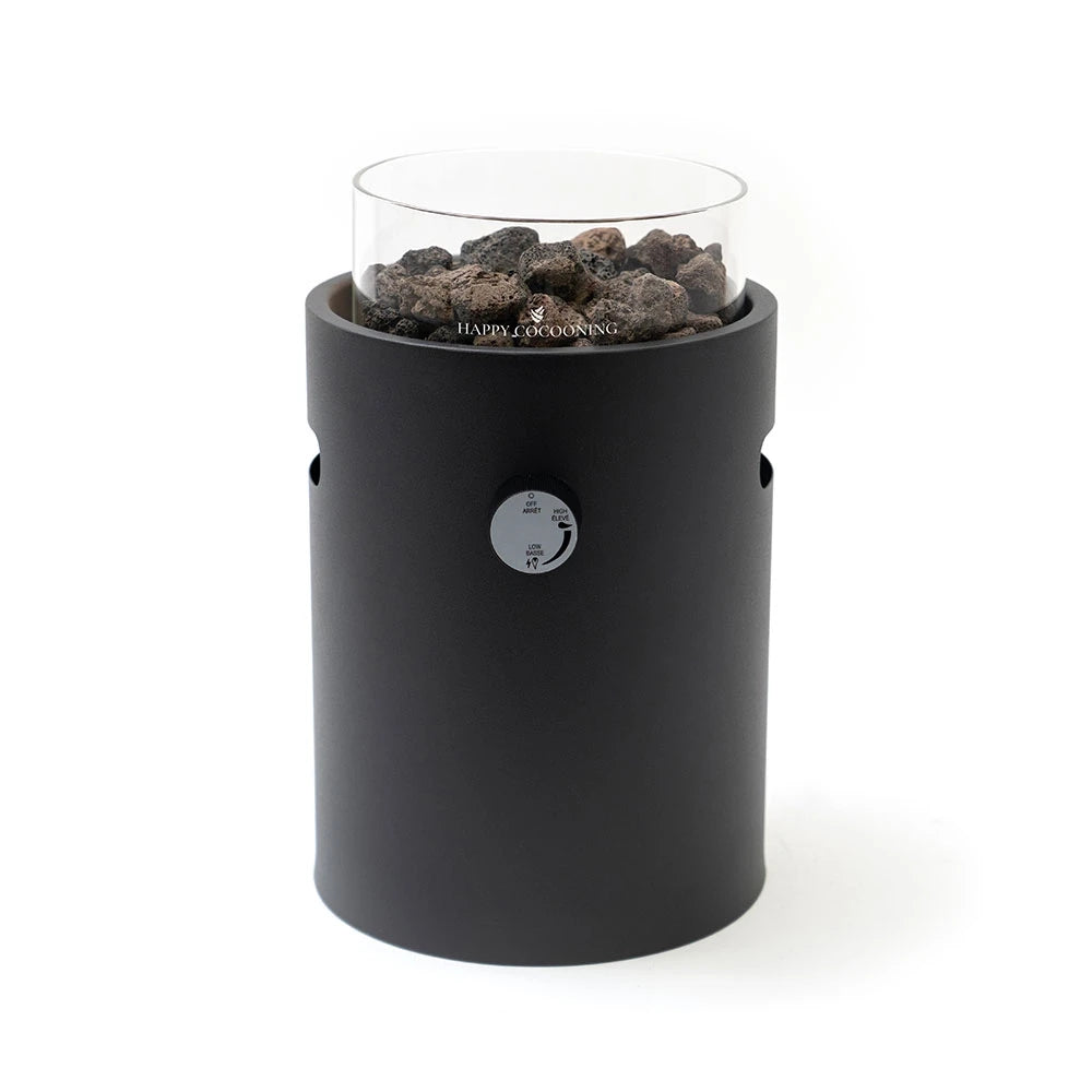 Lumi Nordic Nero – Camino a Gas da Tavolo