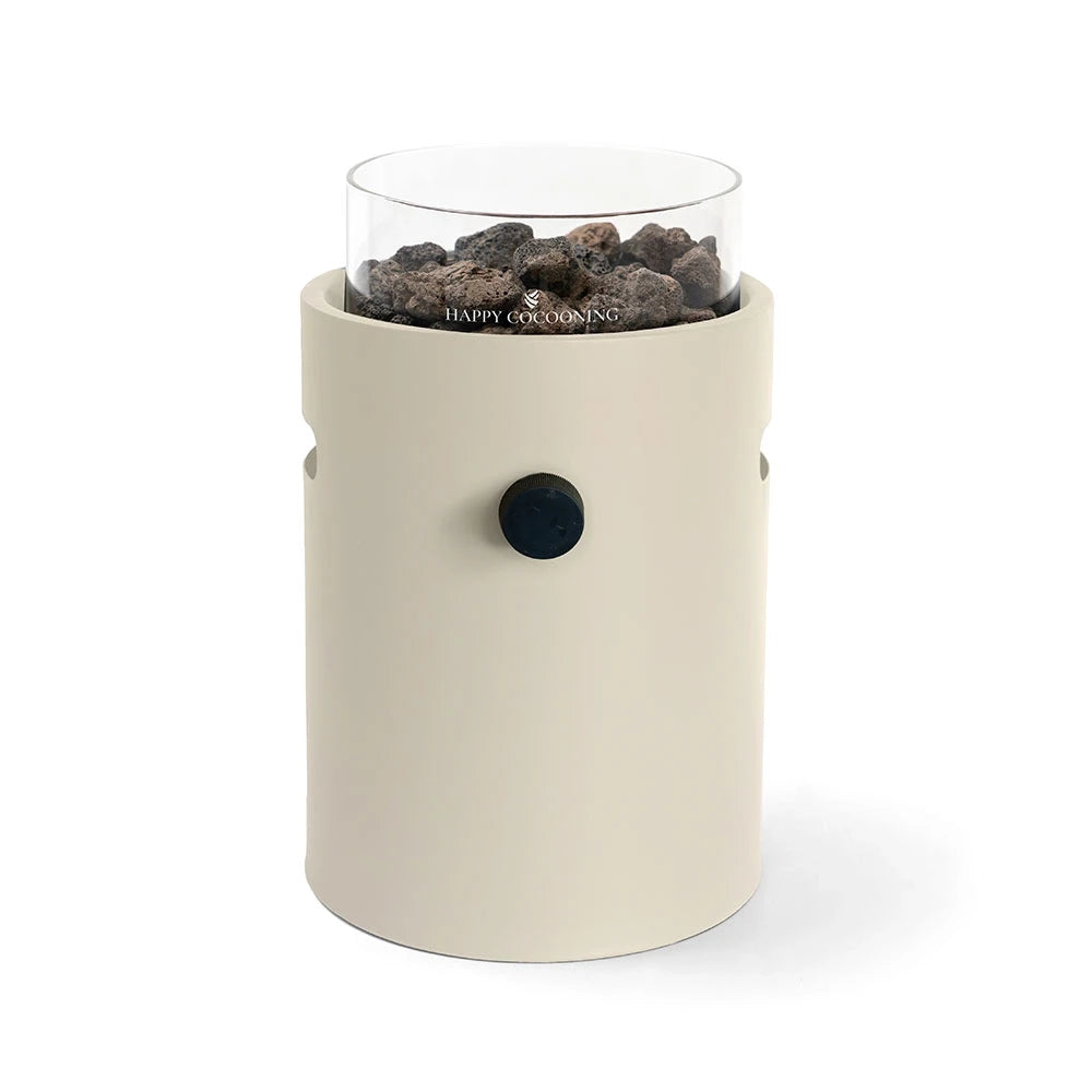 Lumi Oyster Beige – Camino a Gas da Tavolo