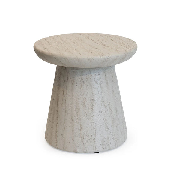 Tavolino Decorativo da Esterno Travertine