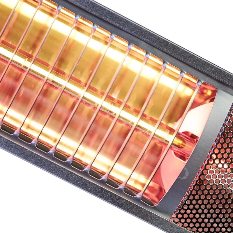 Riscaldatore da esterni a parete 1500W, GT, 51 cm - Argento