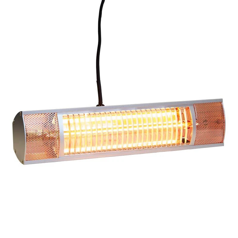 Riscaldatore da esterni a parete 1500W, GT, 51 cm - Argento