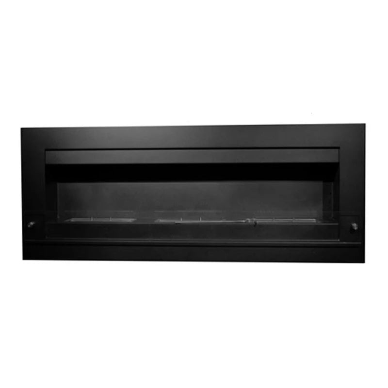 Biocamino da parete XL nero -  Fino a 4 Kw di calore