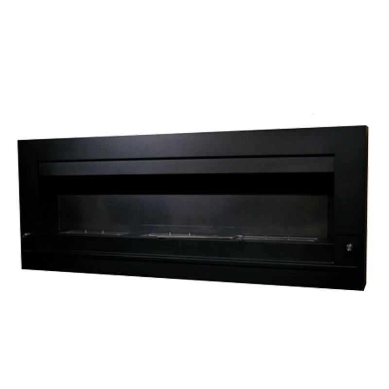 Biocamino da parete XL nero -  Fino a 4 Kw di calore