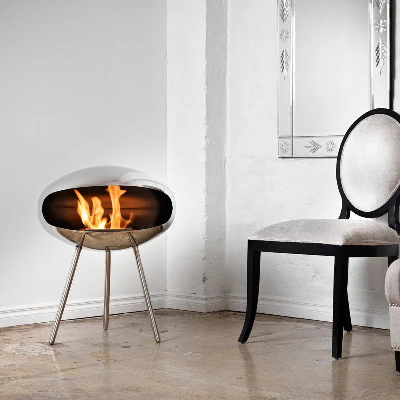 Cocoon Terra a 3 gambe - Acciaio lucido