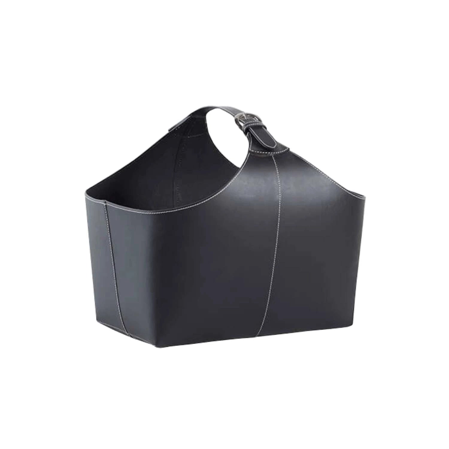 Secchio in pelle con fibbia