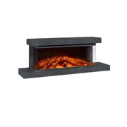 Caminetto elettrico da parete Lumen 1200 – Antracite
