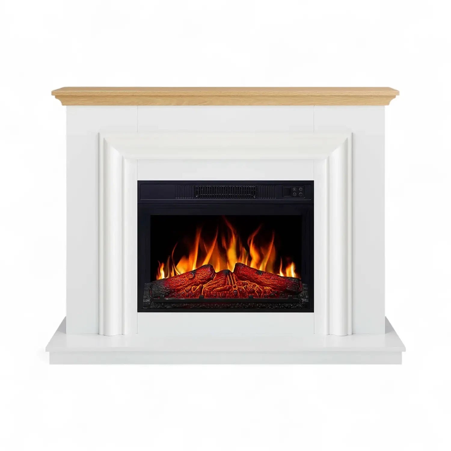 Set Camino Elettrico Marbelya – Bianco / Rovere Naturale