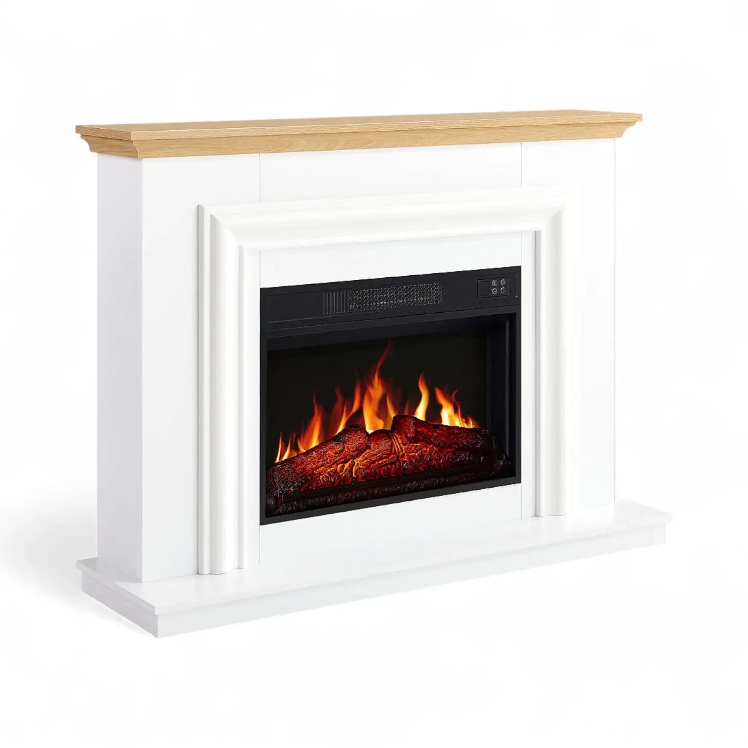 Set Camino Elettrico Marbelya – Bianco / Rovere Naturale
