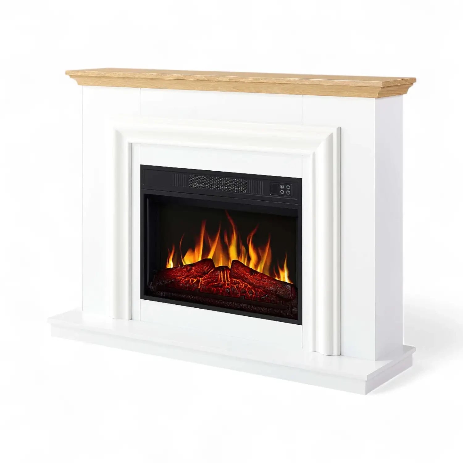 Set Camino Elettrico Marbelya – Bianco / Rovere Naturale