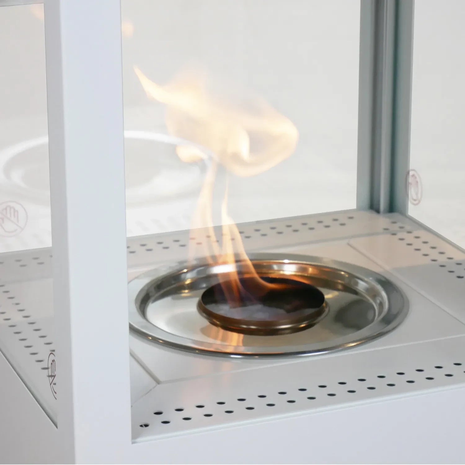 Muztag Premium Fire Paris Bianco - Riscaldatore a bioetanolo
