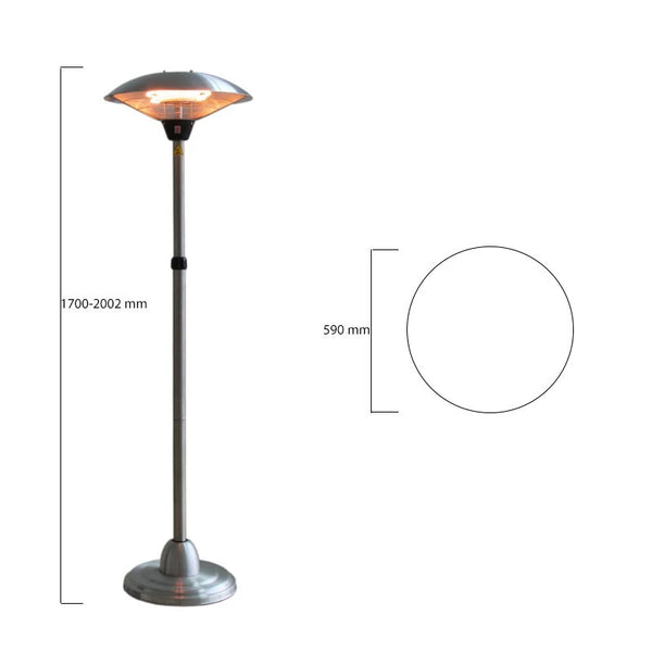 Riscaldatore Telescopio 900-1200-2100 W