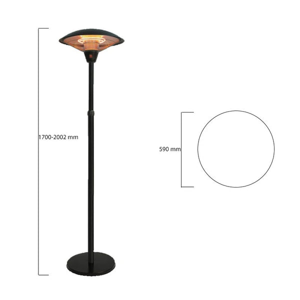 Riscaldatore Telescopio - 900-1200-2100 W