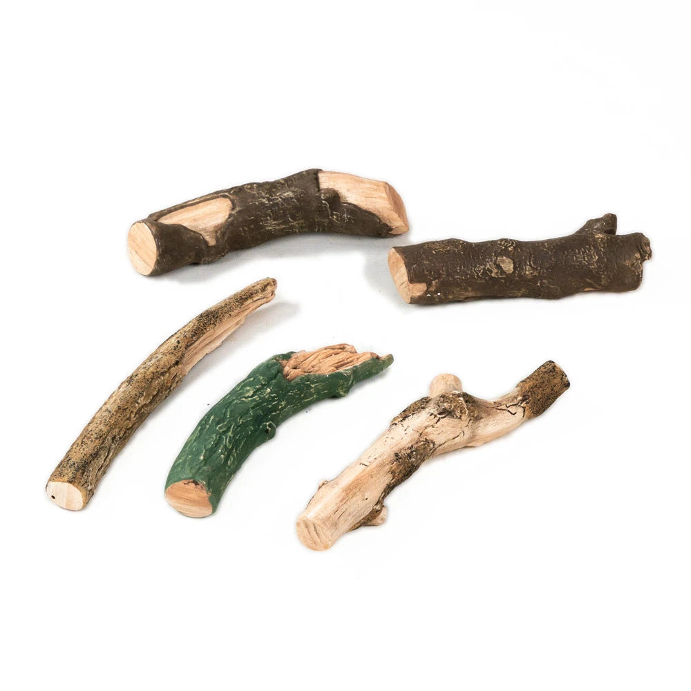 Legno decorativo misto - 5 pz.