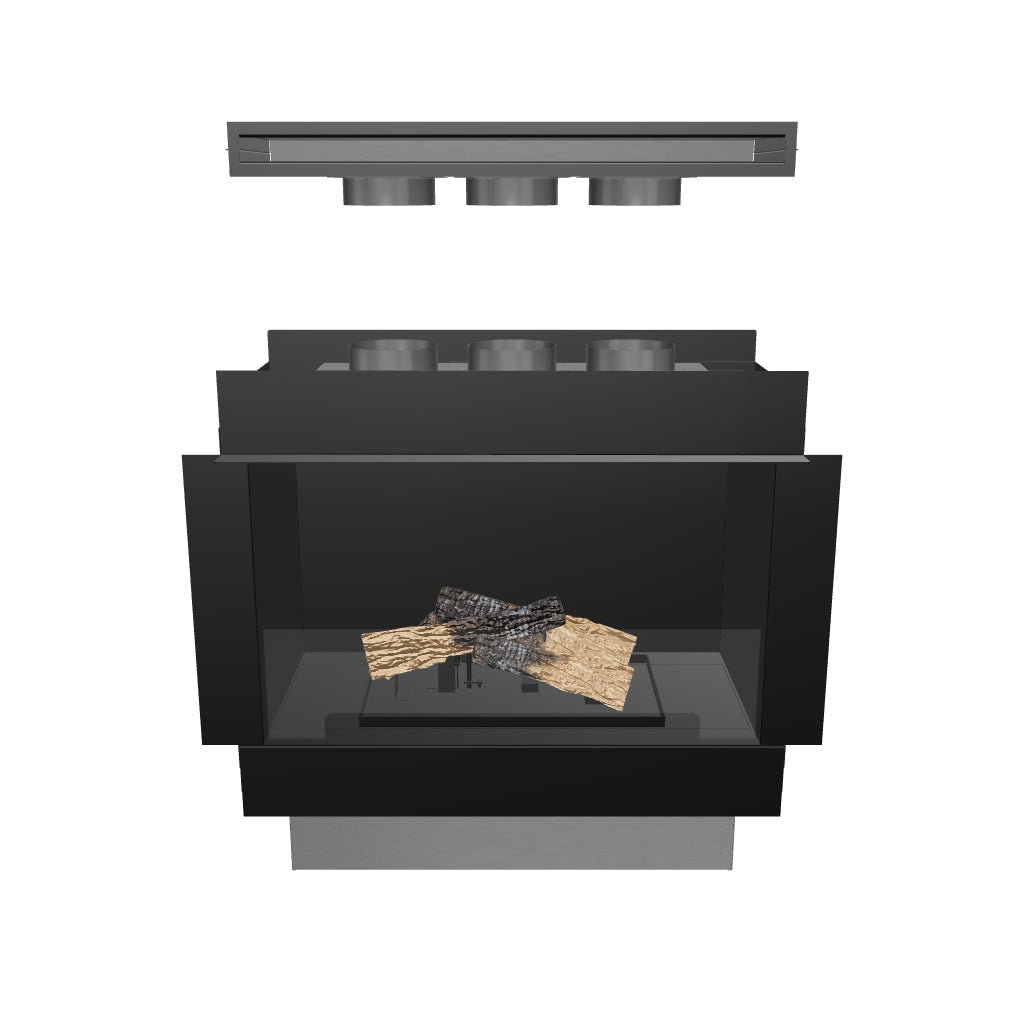 Flogs Box 800 Monofacciale (Ventilazione in Ambiente) - Caminetto a Bioetanolo