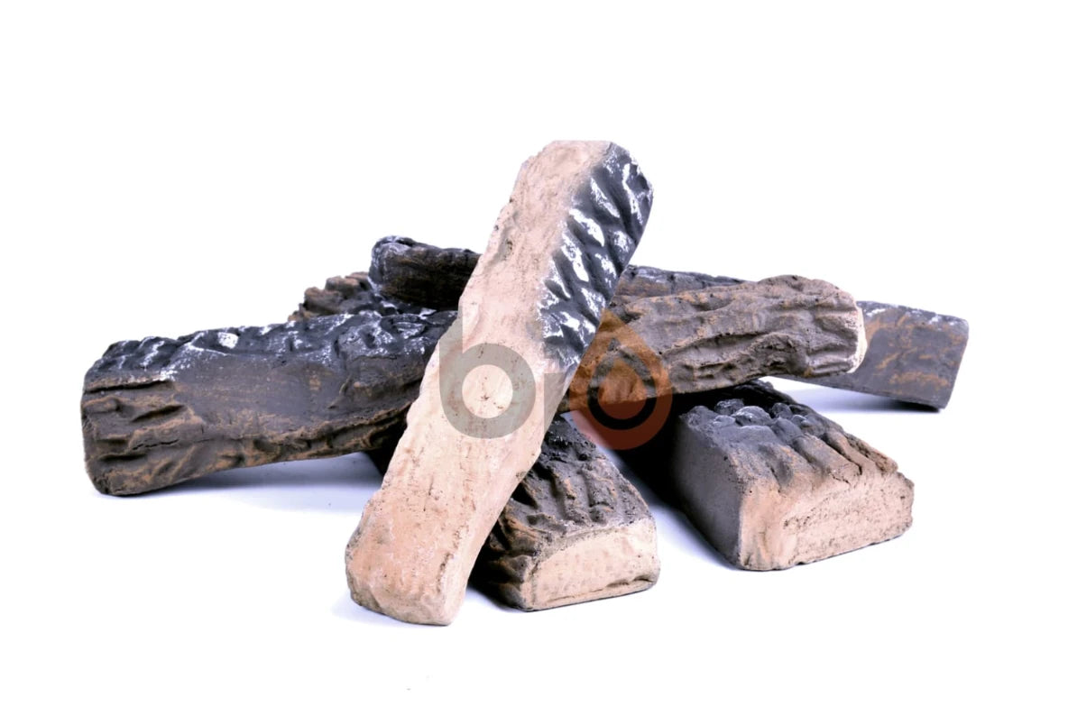 Legno decorativo in ceramica - 5 pezzi