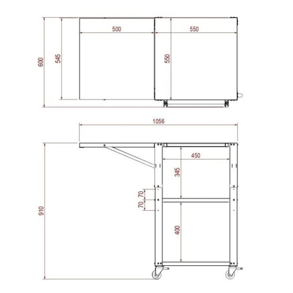 Effeuno Carrello CR55