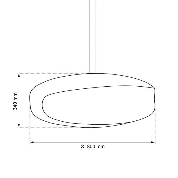 UFO-80 Mega Steel - Biocamino da soffitto