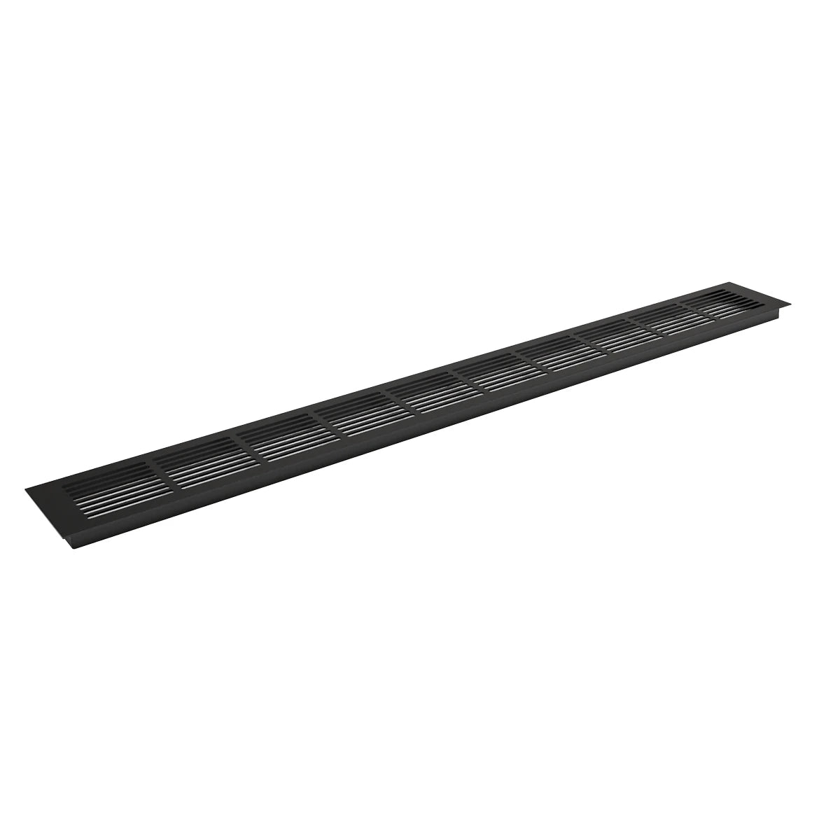 Griglia di ventilazione nera - 100x11 cm - 420 cm²