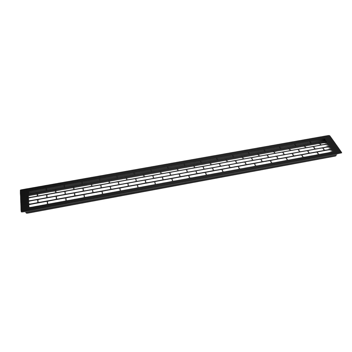 Griglia di ventilazione nera - 100x9 cm - 450 cm²