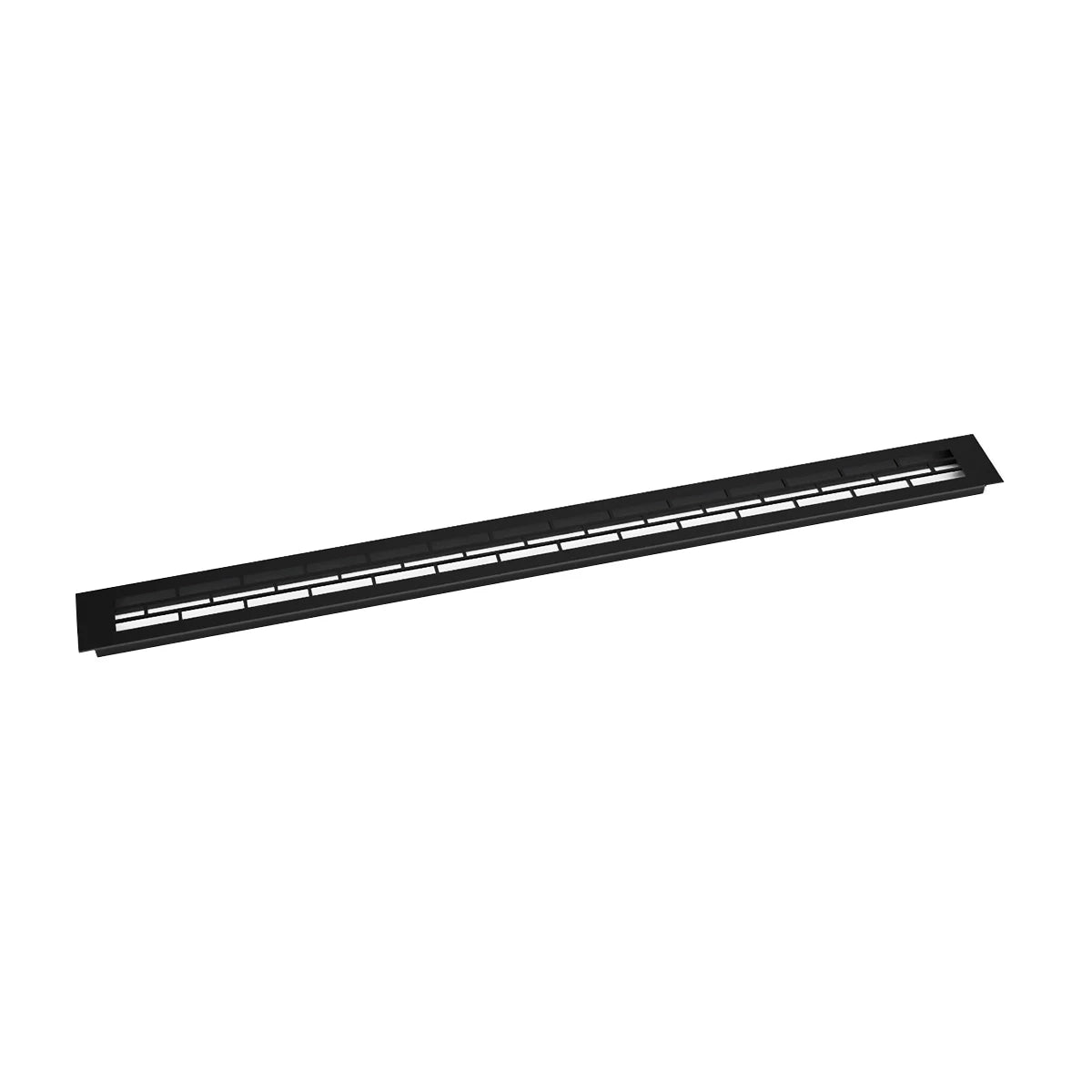 Griglia di ventilazione nera - 80x6,5 cm - 210 cm²