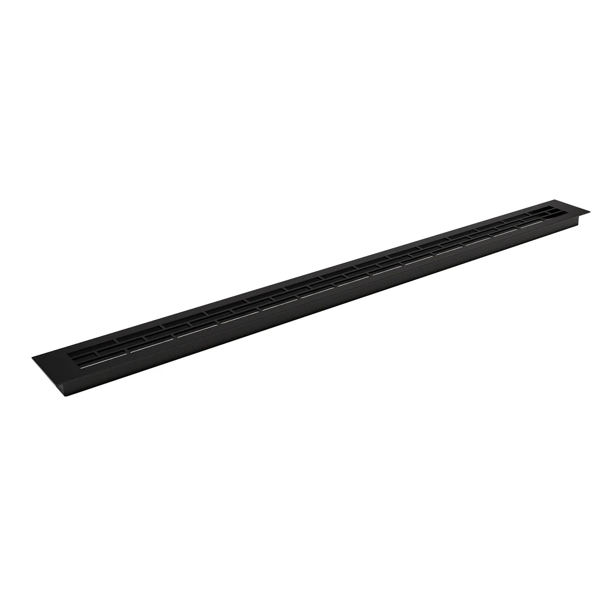 Griglia di ventilazione nera - 80x6,5 cm - 210 cm²
