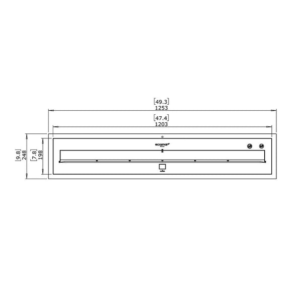 Bruciatore a bioetanolo XL1200 - 125,3 cm