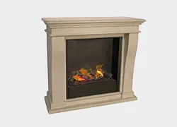 Classic mantel bio ethanol fire