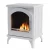 ScandiFlames Austin - Stufa a bioetanolo in legno con finish bianco