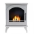 ScandiFlames Austin - Stufa a bioetanolo in legno con finish bianco