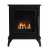 ScandiFlames Nashville - Stufa a bioetanolo con design tradizionale e finish nero