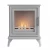 ScandiFlames Nashville - Stufa a bioetanolo bianca con design tradizionale e finish bianco