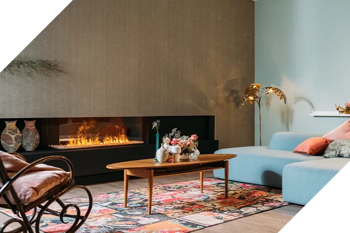 Fiber Fireplace